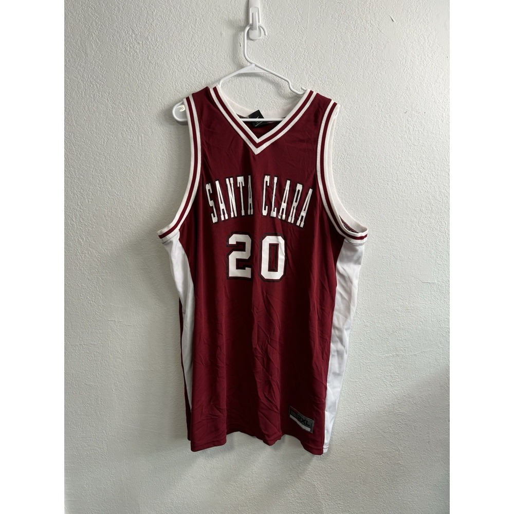 Vintage Nike Santa Clara Broncos #20 Basketball Jersey / Size 2XL